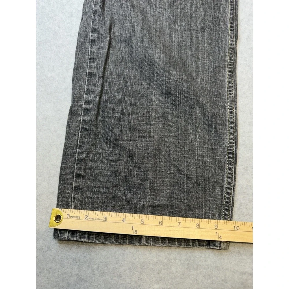 Levi's 569 Loose Straight Jeans Mens 36x32 Black Denim Y2K Baggy Skater Vintage